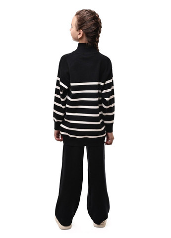 Черный костюм брючный для девочки подростка M@C