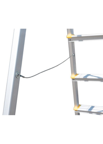 Драбина алюмінієва 6 ступеней, h=1280 мм (79-1106) Mastertool (340909797)