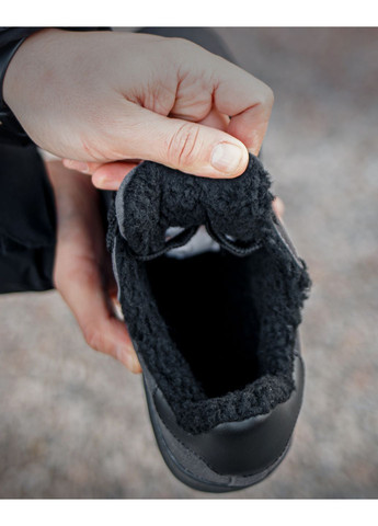 Серые зимние зимние кроссовки camp fur dark grey Stilli Campus