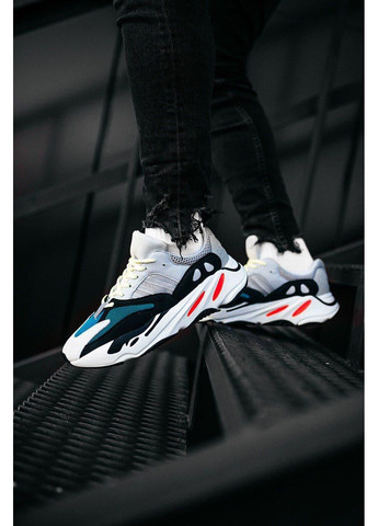 КРОСІВКИ ЖІНОЧІ ADIDAS YEEZY BOOST 700 V1 WAVE RUNNER SOLID АДІДАС ІЗІ БУСТ No Brand комбіновані демісезони (368862259)