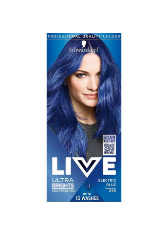 Краска для волос Schwarzkopf Ultra Brights 095 Electric Blue Live 9000101069969.0 (369833542)