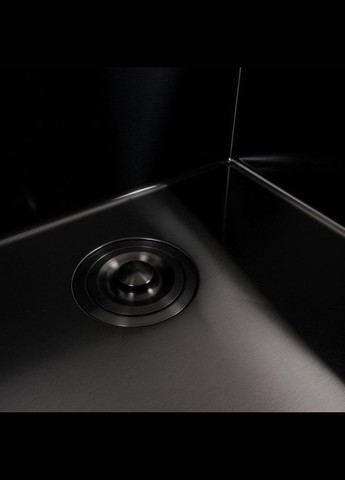 Кухонна мийка 50*50 PVD чорна Handmade (товщина 3,0/1.5) Valeso (342069186)