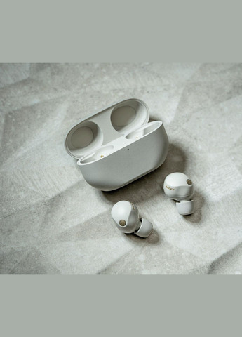 Наушники TWS WF1000XM5 BT 5.3, ANC, Hi-Res, IPX4, SBC, AAC, LDAC, LC3, Серебристый Sony (314973860)