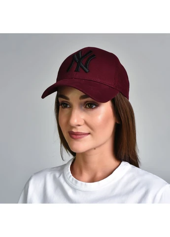 Бейсболка тракер женская хлопок бордовая BRUNO LuckyLOOK 571-045 (342058063)