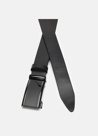 Чоловічий ремінь шкіряний Cv1gnn20-125 Чорний Borsa Leather (302971959)