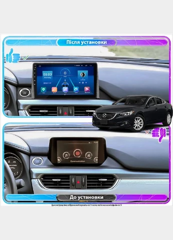 Штатная магнитола для Mazda 6 III (GJ) Рестайлинг 2 2018-н.в. экран 9" 4/32Gb 4G Wi-Fi GPS Top Lesko (378905416)