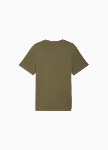 Сіра футболка essentials small no. 1 logo tee men Puma