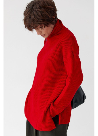 Туніка в рубчик з високою горловиною Lurex (370395962)