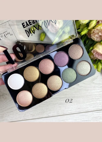 Палітра тіней Girl Diamond 10 Colors №3 Dodo (302316486)