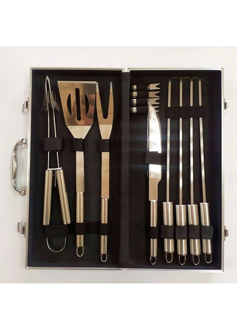 Барбекю-набір з нержавійки в кейсі DN-12080 Dynasty (300079220)