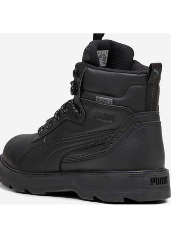 Черные осенние мужские ботинки desierto v3 puretex черный Puma
