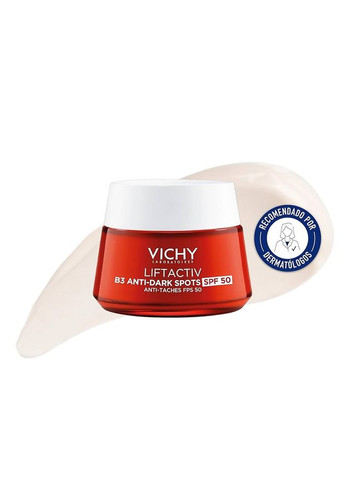 Vichy Антивозрастной крем для коррекции пигментных пятен и морщинок Liftactiv B3 Anti-Dark Spots SPF50. — Крем, (369569410)