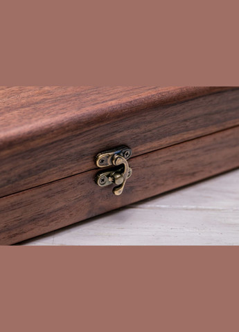 Цільна скринька для десяти годинників з гравіюванням EcoWalnut (295443818)