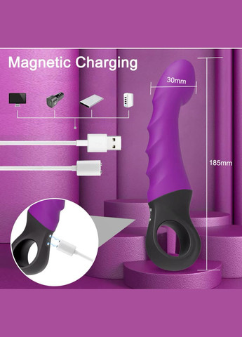 Потужний вібратор для точки G для жінок, клітор, стимулятор клітора, масажер, жіночий мастурбатор, фалоімітатор No Brand (305844967)