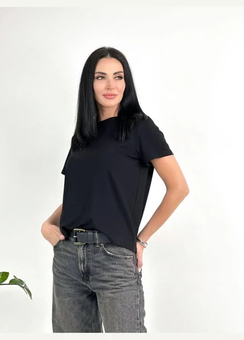 Базова біла футболка 42-44. Біла No Brand - (324628387)