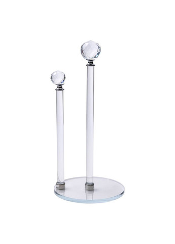 Скляний тримач для паперових рушників на кухню 15×31 см підставка під паперові рушники прозора HP-4-73 Yiwu (331784491)