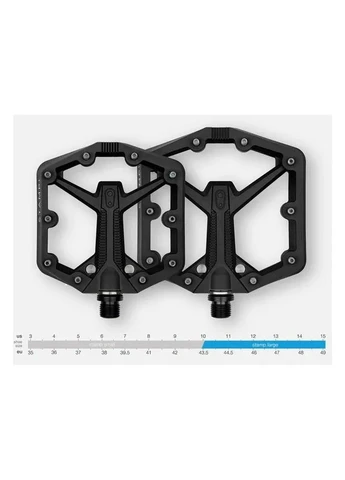 Педали STAMP 1 (GEN. 2), размер L (43-49 eu), оранжевые (PED-74-99) Crankbrothers (402809140)