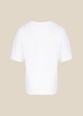 Біла літня футболка LAWA