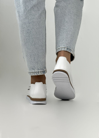 Женские босоножки женские кожаные Sherlock Soon | белые натуральная кожа (342059998)