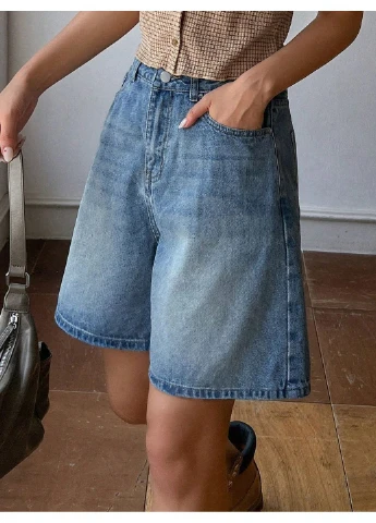 Джинсовые шорты SHEIN (382530975)