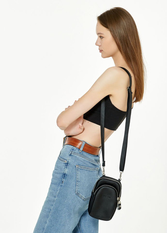 Черная женская сумка для телефона Sambag (326960364)
