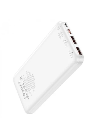 Повербанк J101 Astute 10000 mAh 22,5 W White Hoco (301090417)