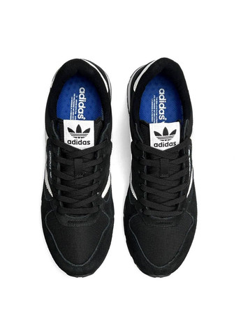 Черные летние кроссовки мужские adidas No Brand Treziod 2.0 Black White