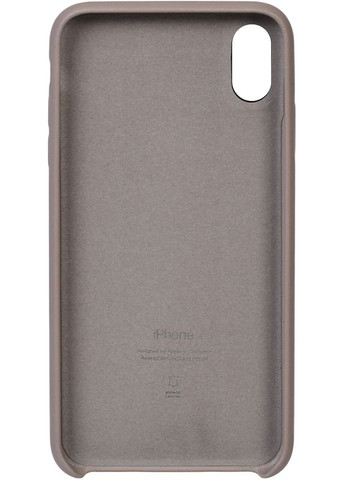 Чехол-накладка Leather Case Apple iPhone XS Max Light Brown Toto (301782296)