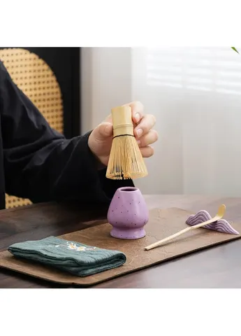 Набор Matcha 3125 для приготовления чая матча 7 предметов Purple Lesko (405498080)