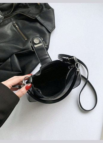 Женская сумка 8120 багет черная No Brand (306709610)