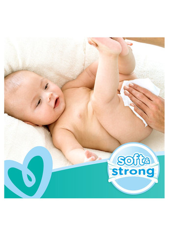 Детские влажные салфетки Fresh Clean, 312 шт. (6 уп. по 52 шт.) Pampers (332943826)