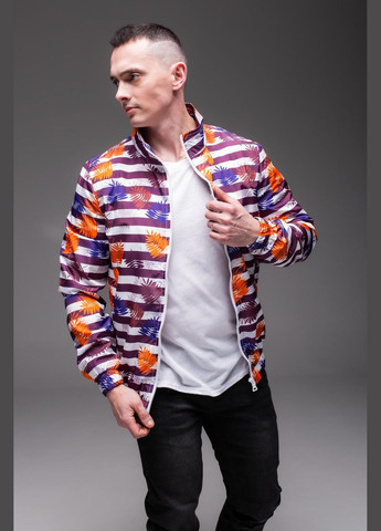 Белая демисезонная ветровка No Brand