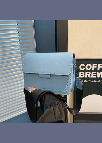 Женская классическая сумка 10461 кросс-боди через плечо голубая No Brand (326487596)