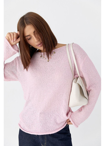 В'язаний джемпер із необробленими краями No Brand (351358563)