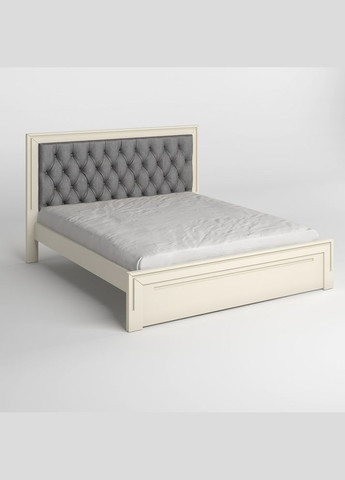 Двуспальная деревянная кровать Торонто Т3 (S0505Y30R)/Аляска 93 (серый) 160х200 см (MBG-7363) Mebigrand (368280659)