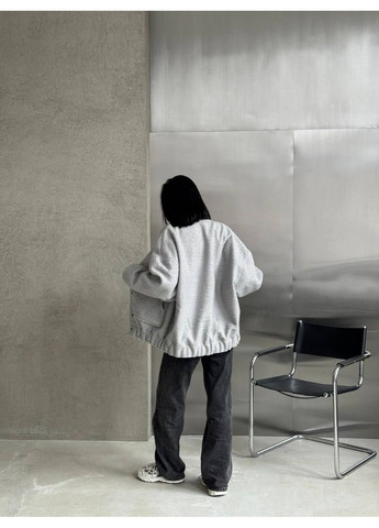 Бомбер жіночий оверсайз в стилі Zara з баранець(заміри в описі) GD/GL Модний простір на кнопках (366883339)