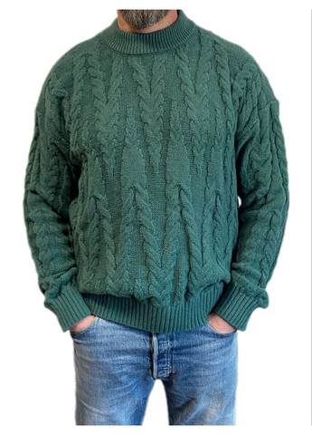 Зелений зимовий светр Wool & Cashmere