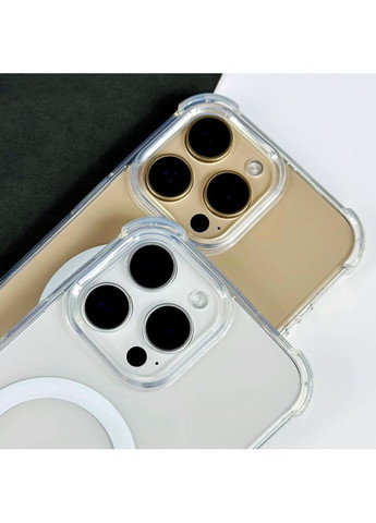 Чохол Magsfe для 13 PRO протиударний Clear case посилені бортики Shockproof на айфон 13 No Brand (369137471)