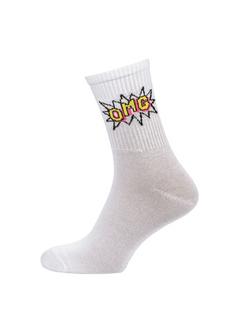 Белые набор (3 шт) высоких женских носков Siela (303731624)