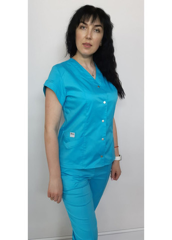 Жіночий медичний костюм Беата бавовна короткий рукав 46, No Brand (361359806)