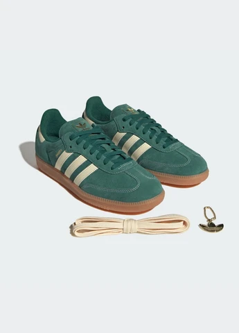 Зелені кросівки samba og літні adidas