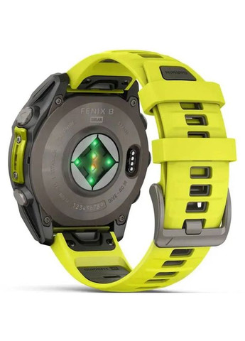 Смарт-годинник Fenix 8 Solar 47mm Sapph Titan Yellow&Graph Sil Band (010-02906-21) Garmin (323088946)