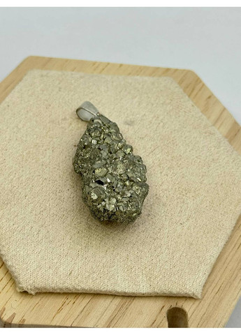 Кулон из пирита 25*33 мм Золотой No Brand (361319871)