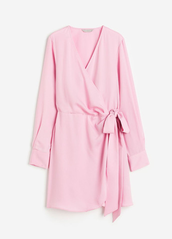 Розовое повседневный платье H&M однотонное