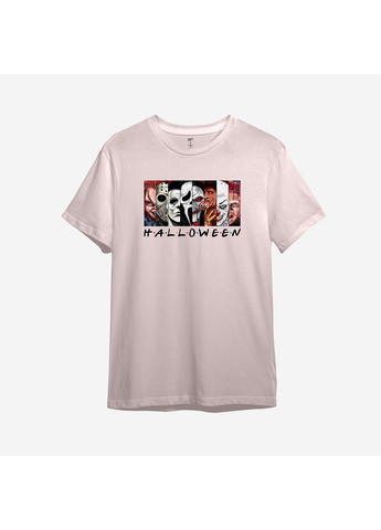 Розовая футболка с принтом "фильмы ужасов" на хэллоуин (10636374883) с коротким рукавом ТiШОТКА