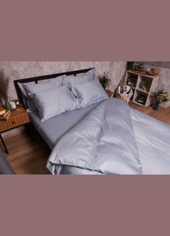 Комплект постельного белья Satin Premium евро 200х220 наволочки 2х40х60 (MS-820003860) Moon&Star skyline (288043422)