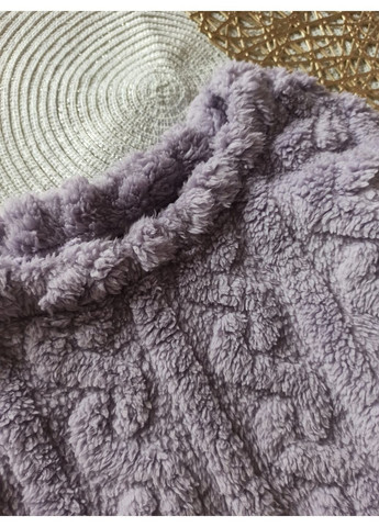 Фиолетовая зимняя пижама теплая реглан + брюки No Brand Піжама