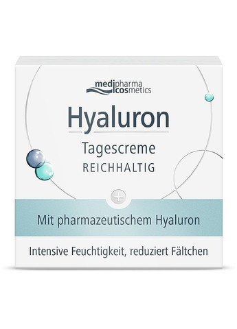 Насыщенный дневной крем для лица Hyaluron 50ml (1521210-41081027) Medipharma Cosmetics (368615082)