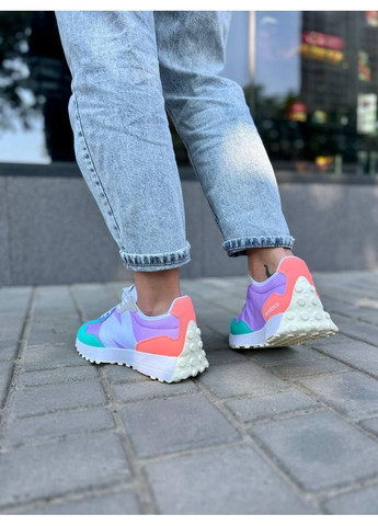 Білі Осінні кросівки чоловічі new balance 327 multicolor v3 нью беланс 327 No Brand