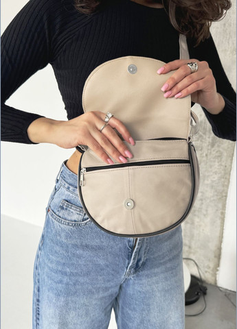 Стильна напівкругла сумочка із натуральної шкіри InFashion Сумка (325884116)